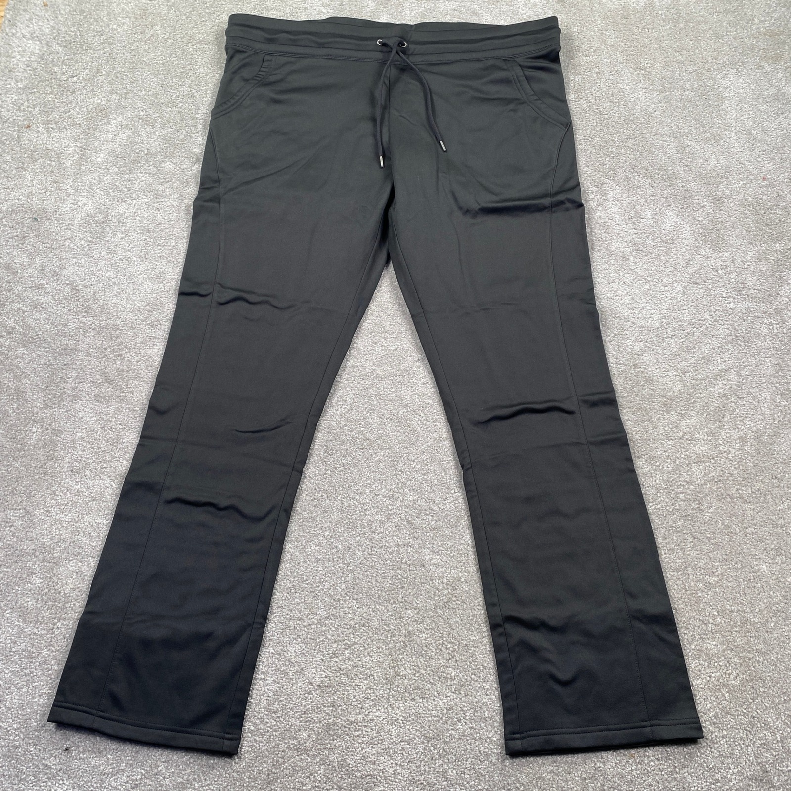 SportTek Ladies Xl Black Athletic Drawstring Waist Training Pants